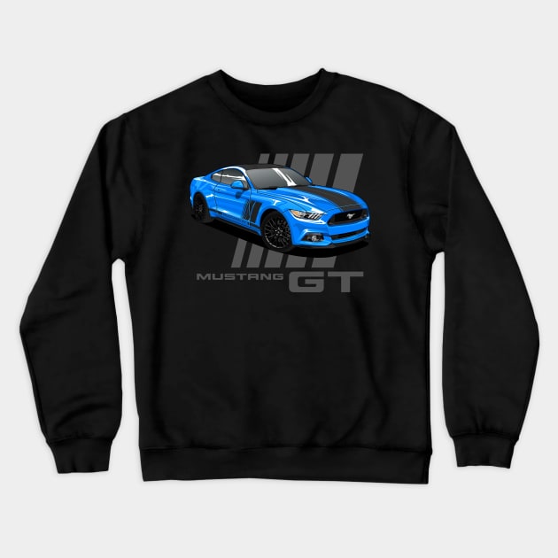 Mustang GT Crewneck Sweatshirt by idrdesign